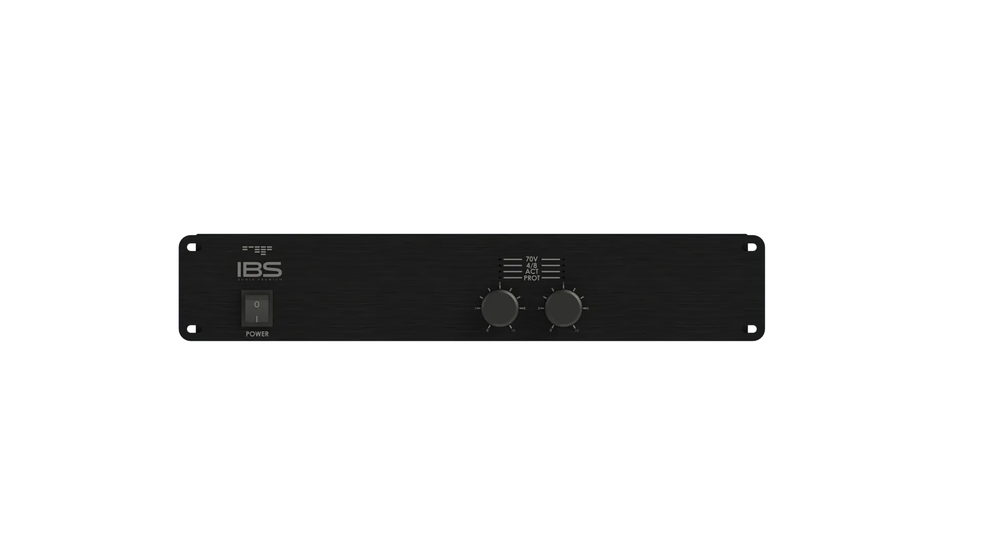 Amplificador 70V IBS — frontal