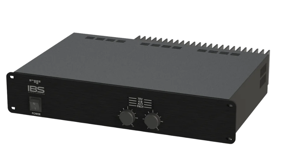 Amplificador IBS PA-2150 — traseira detalhada