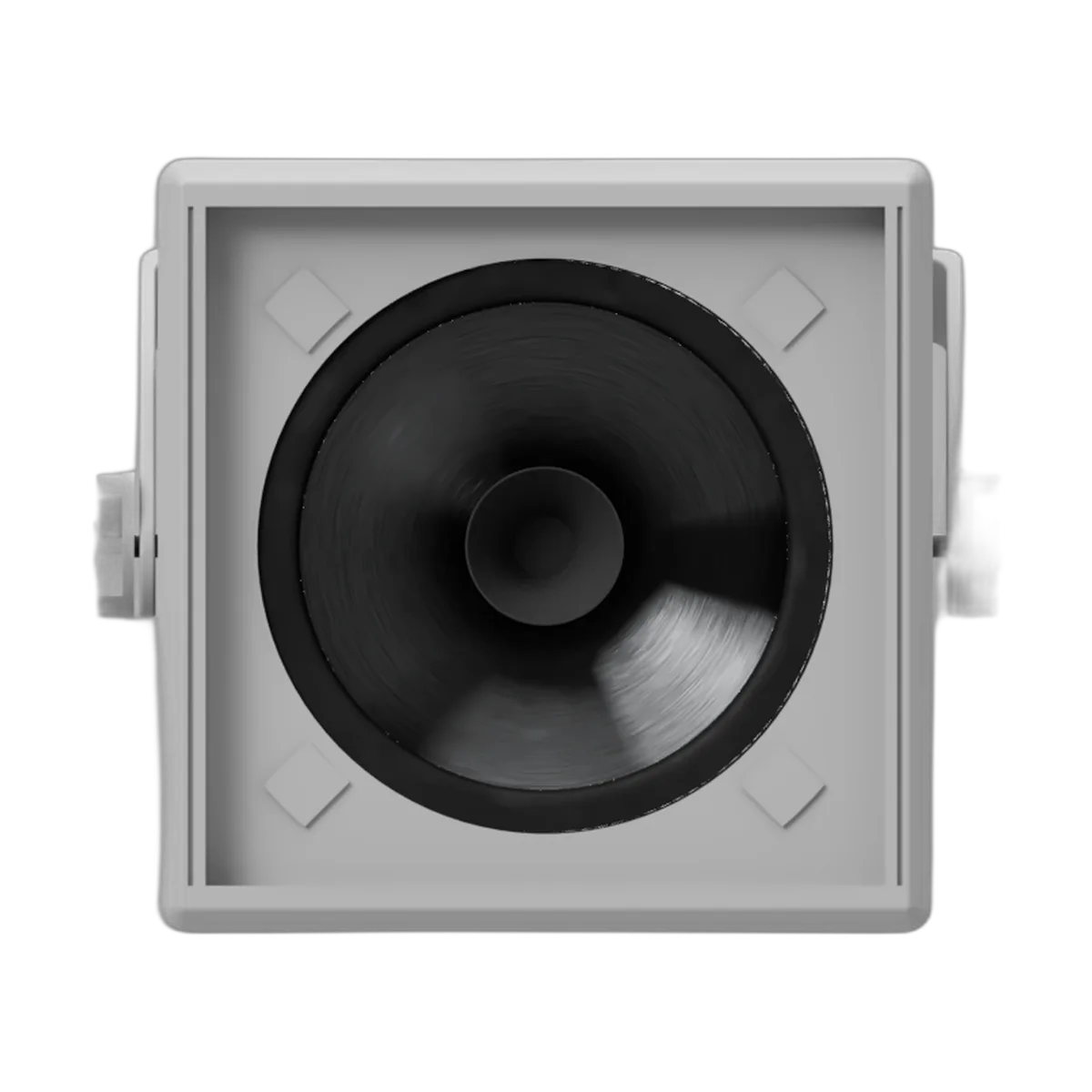 Cubo 6 Full Range branco — render perspectiva